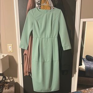 SHEIN Mint Green Long Sleeve Dress